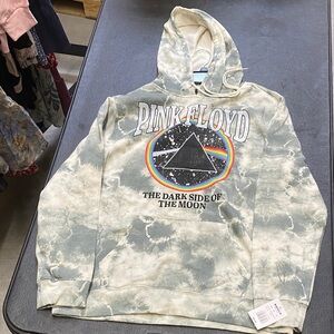 Kohl's Gray Tie-Dye Pink Floyd Hoodie